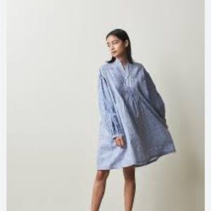 Emily Levine Daphne Flower Short Blouse Dress